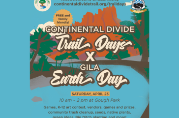 Gila Earth Day X Continental Divide Trail Days April 23, 10 am to 2 pm in Gough Park